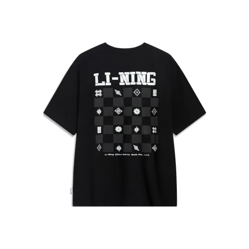 LINING Sports Life Collection Т-Рубашка Мужская Черная