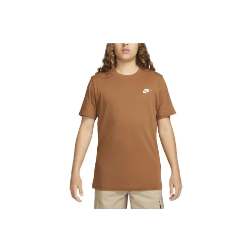 Nike Sportswear Club T-Shirt Мужской Кофейный