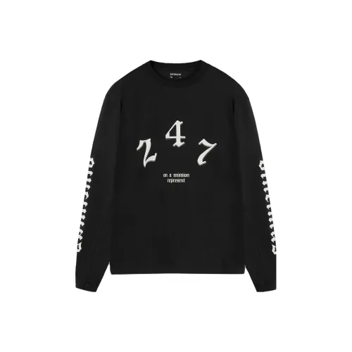 REPRESENT Мужские черные футболки