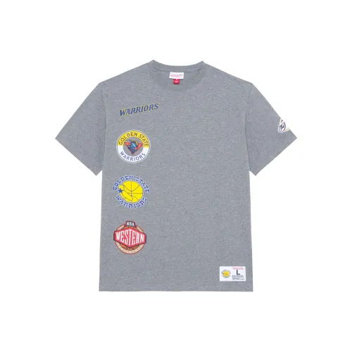 Mitchell Ness Серый Унисекс Футболки