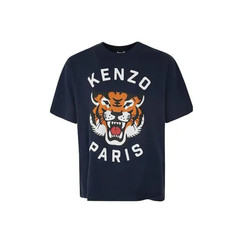 KENZO Мужские T-рубашки морского синего цвета