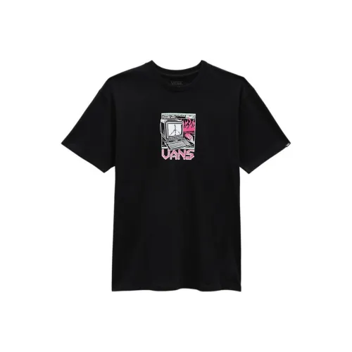 VANS Throwback Peace Machine Черная Мужская Футболка