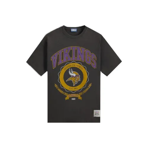 Kith X NFL FW23 Co Branded SERIES Черные Унисекс Футболки