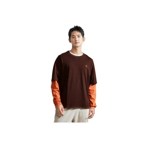 Calvin Klein GT8 Мужская оранжевая футболка Sunset