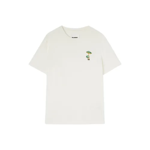 JIL SANDER Белая Мужская T-рубашка