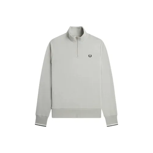 FRED PERRY Серый Унисекс Т-рубашка
