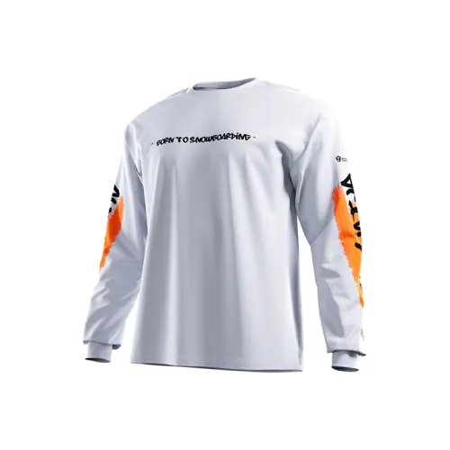 Monster Guardians Белый цвет снежного пика Мужская футболка с коротким рукавом