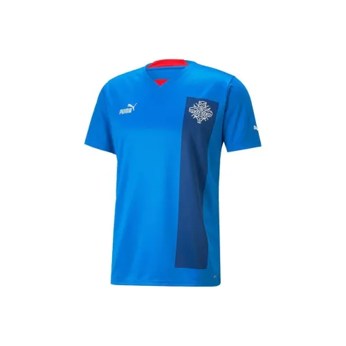 PUMA Blue Men's T-Shirts PUMA Синий Мужские Футболки
