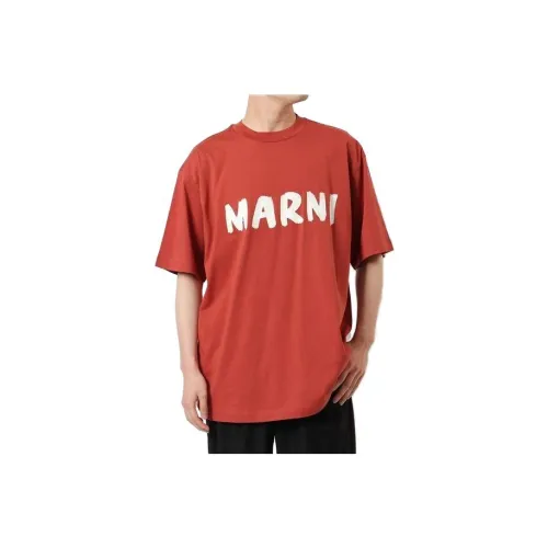 MARNI Red Мужская T-рубашка