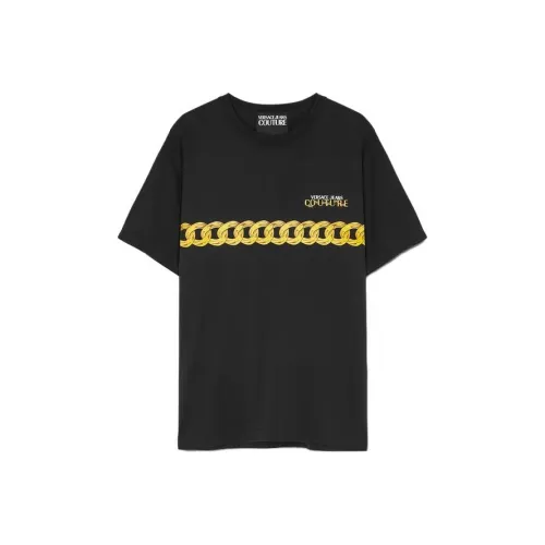 VERSACE Мужские черные T-рубашки