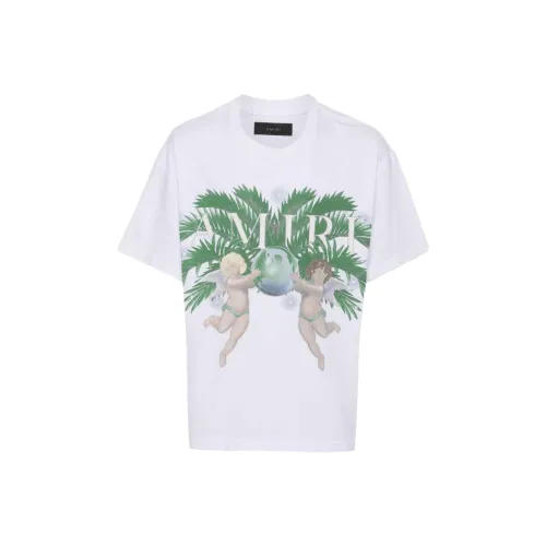 AMIRI Белая Мужская T-Рубашка