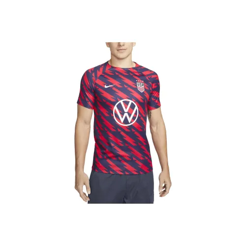 Nike USA Soccer Team Olympic Series U.S. ACADEMY Pro T Shirt Мужской Speed Red