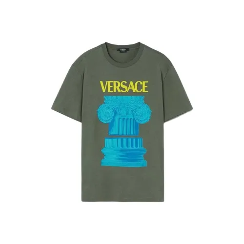 VERSACE Зеленые Мужские T-рубашки
