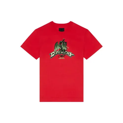 Givenchy SS24 T Рубашка Мужская Красная