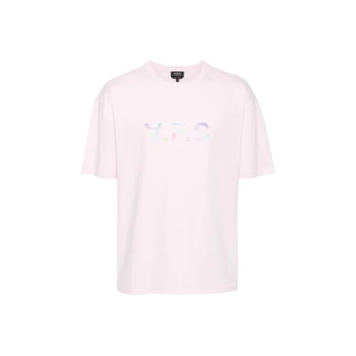 A.P.C. Joint Paragraph Светло-розовая Мужская T-рубашка