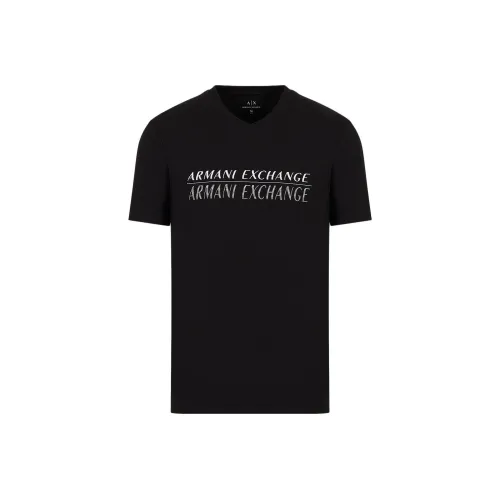 ARMANI EXCHANGE FW23 T-Shirt Мужской Черный