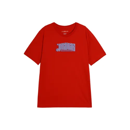JORDAN Sport Red Men's T-Shirts JORDAN Sport Красные Мужские Футболки