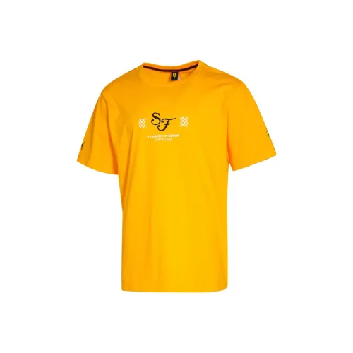 PUMA Ferrari Желтые Мужские Футболки