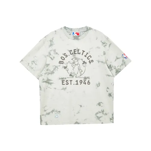 JACK JONES· X NBA T-Shirt Унисекс Earth Green