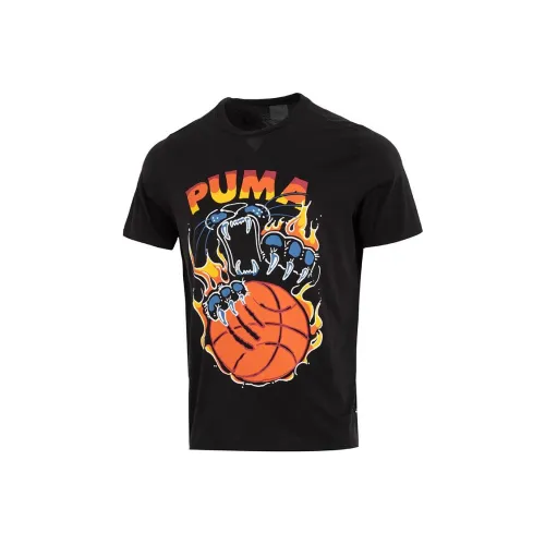 PUMA TSA Черная Мужская T-Рубашка