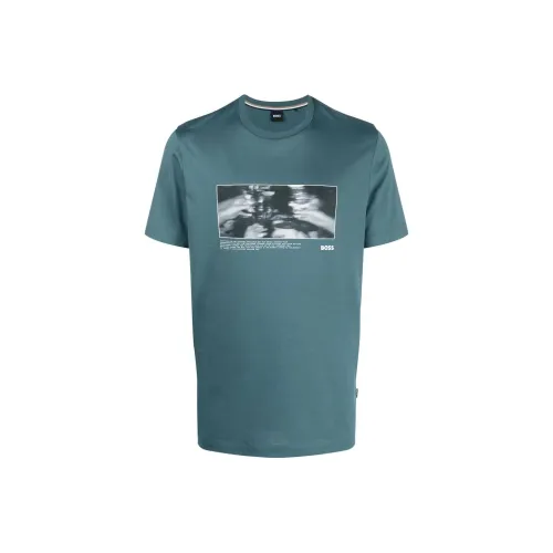 Hugo Boss Мужские Синие Рубашки