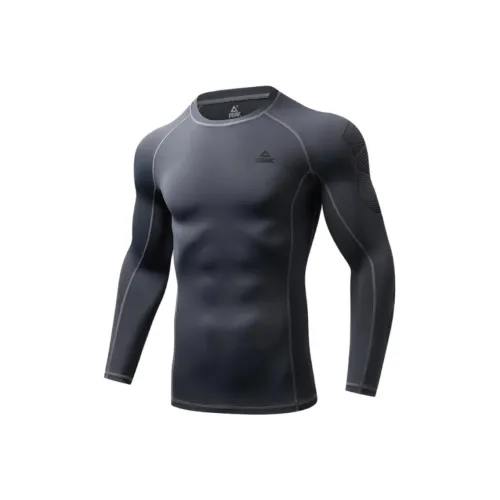 PEAK Темно-серый Мужская T-рубашка