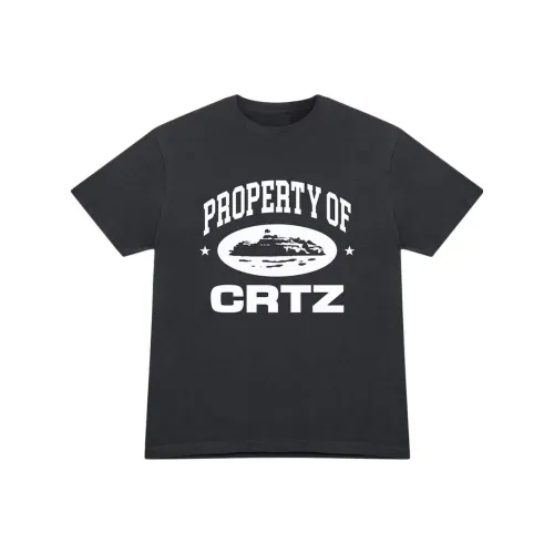 Corteiz Черная Унисекс Футболка