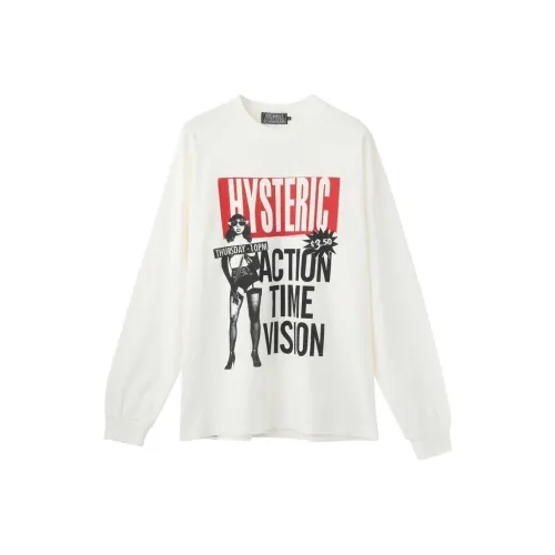 HYSTERIC GLAMOUR совместная брендированная Белая Мужская T-рубашка