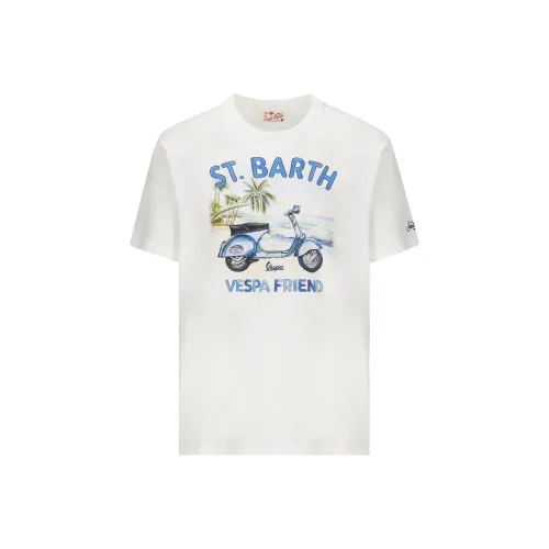 MC2 Saint Barth Белая Мужская T-Рубашка