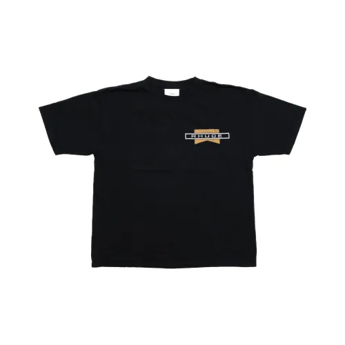 RHUDE Черные Мужские T-Рубашки