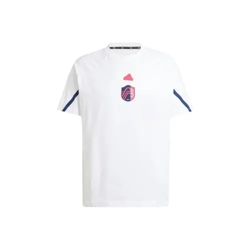 Adidas St. Louis CITY SC Дизайнерский Для Gameday Путешествие Футболка Мужская Белая