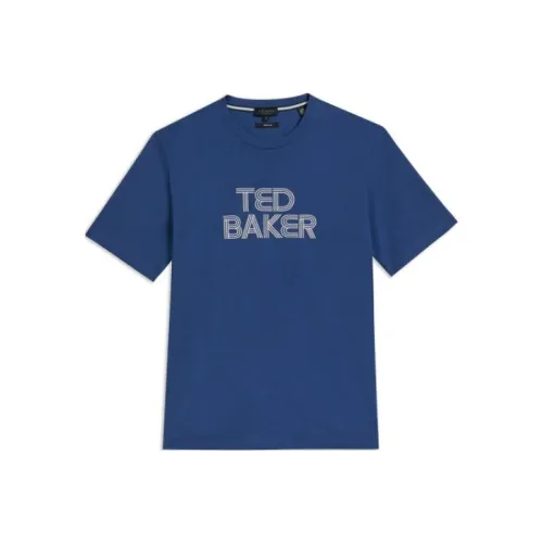 TED Baker Темно-синие мужские футболки T