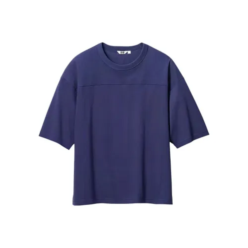 Uniqlo U Collection Темно-синие Мужские T-рубашки