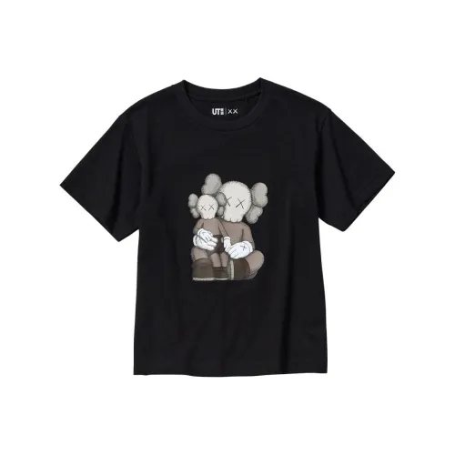 UNIQLO KAWS Collaboration Collection Черный Унисекс Футболка