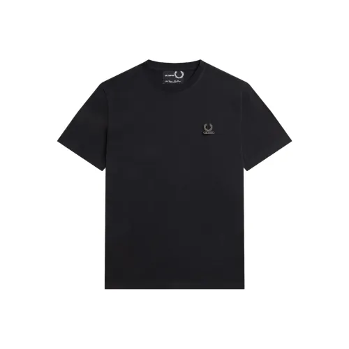 FRED PERRY Мужские черные T-рубашки