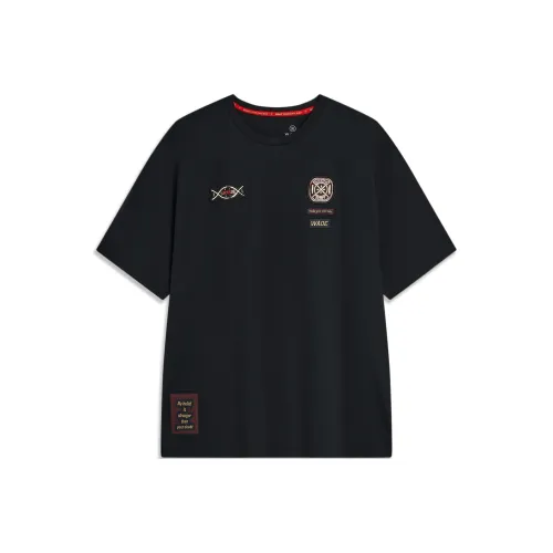 LINING Wade Collection T-Shirt Унисекс Черный