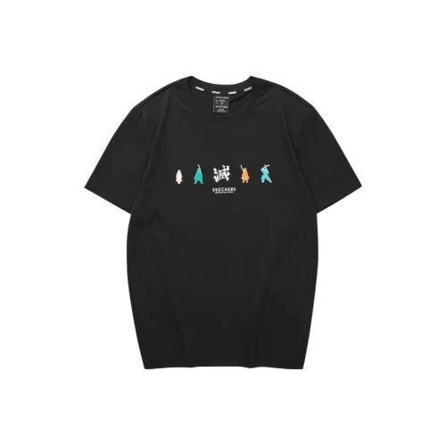 Skechers Devil's Blade Co titled Series T Shirt Unisex Black Скачи Devil's Blade Co titled Series T Рубашка Унисекс Черный