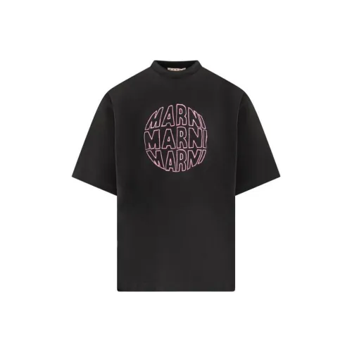 MARNI Черная Унисекс Рубашка T