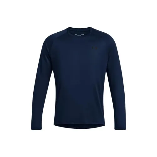 Under Armour Long Sleeve T-Shirt Мужская Морской Синий