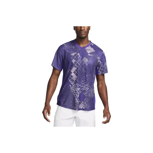 Nike Dri Fit Фиолетовый Мужской T-Рубашки