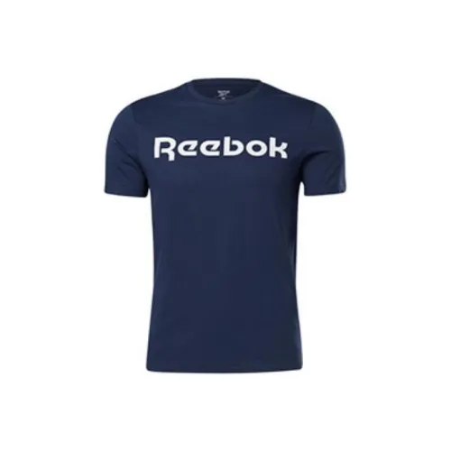 Reebok совместная продукция Темно-синие Мужские T-рубашки