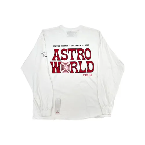 Travis Scott Белая Мужская Футболка