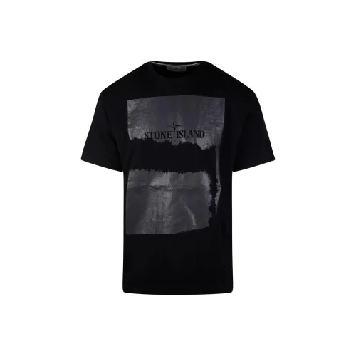 Stone Island Черные Мужские T-Рубашки
