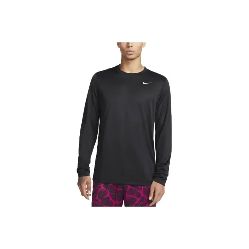 Nike Матовый Серебряный Мужской T-Рубашки