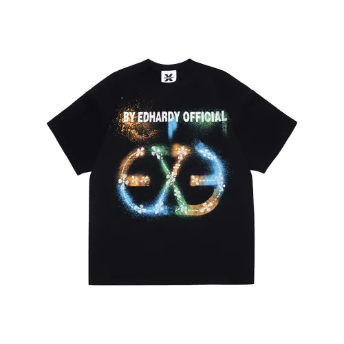 ED HARDY X Черный Унисекс T-рубашки