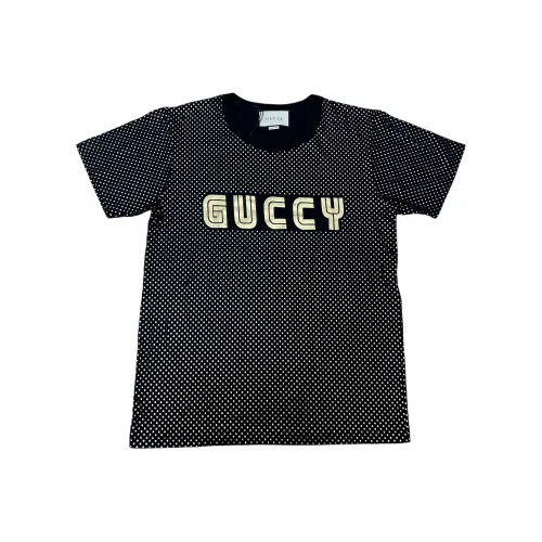 GUCCI Мужские черные футболки