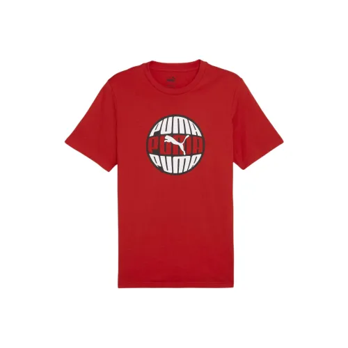 PUMA GRAPHICS Red Мужская футболка с коротким рукавом