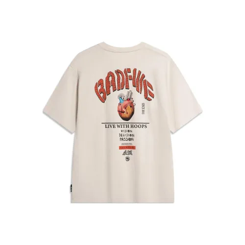 Подкладка Badfive T-Shirt Мужская Песочный Гравийный Серый