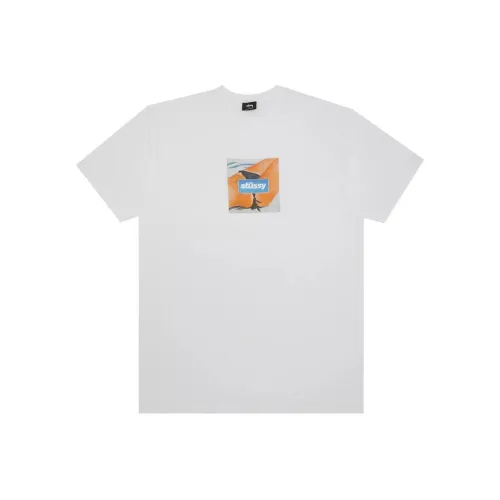 Stussy Белый Мужской T-Рубашки