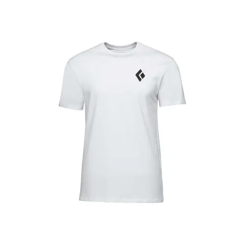 Черный бриллиант T-рубашка мужская белая